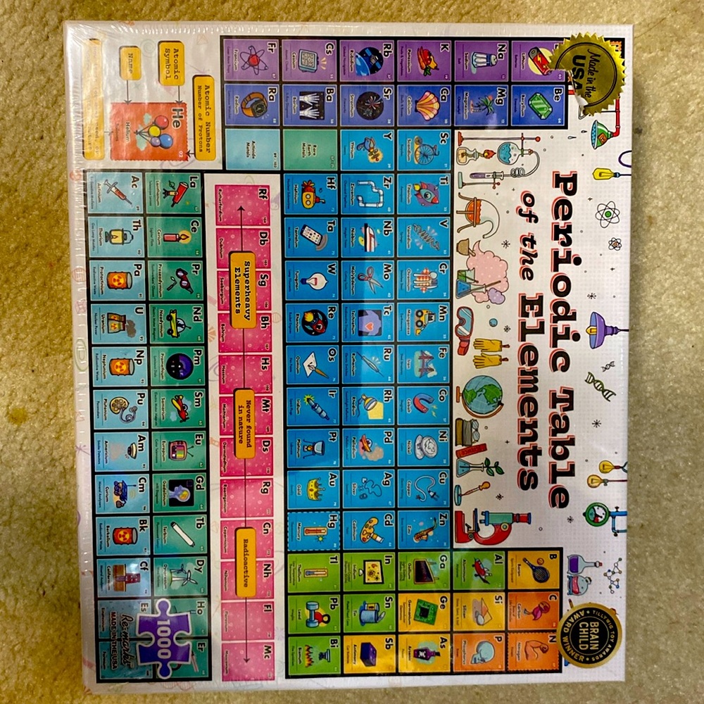 Periodic Table of the Elements Puzzle